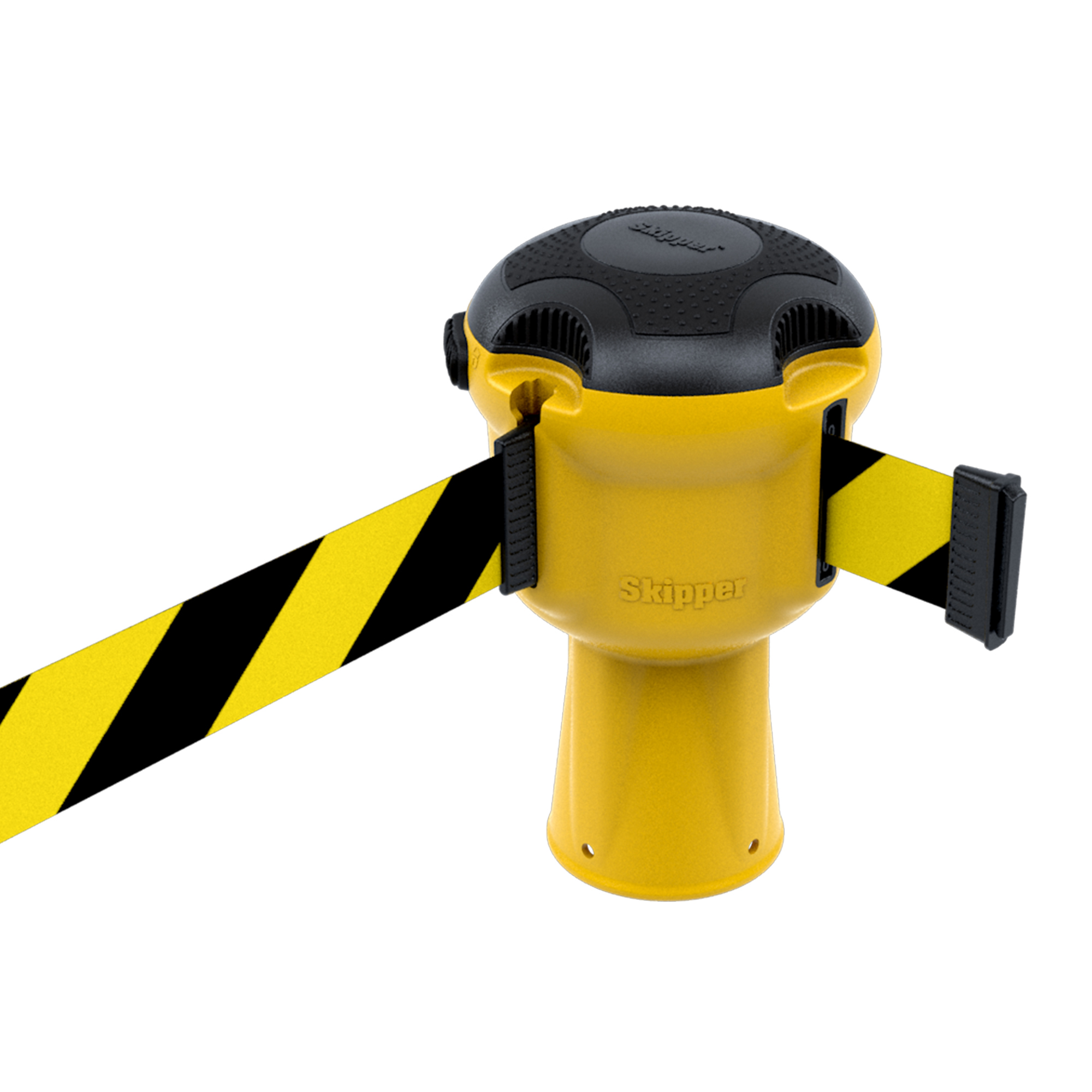 Skipper Retractable Unit  For Barrier (Yellow with Black/Yellow tape) 