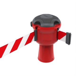 Skipper Retractable Unit  For Barrier (Red with red/white tape)