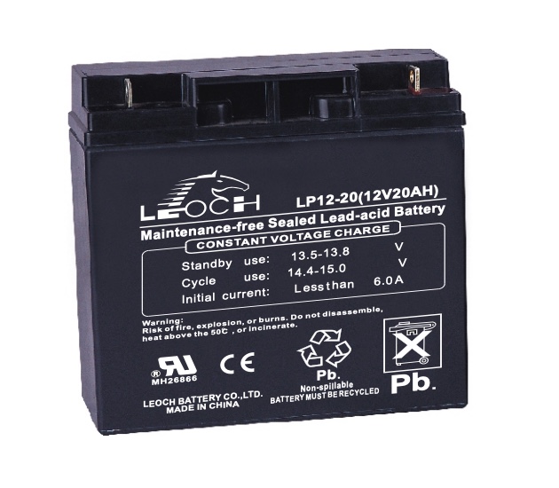 LEOCH LP12-20.T12 AGM Batterij - 12V 20Ah